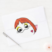 Nieko-Wureiker Runder Aufkleber (Umschlag)