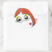 Nieko-Wureiker Runder Aufkleber (Tasche)