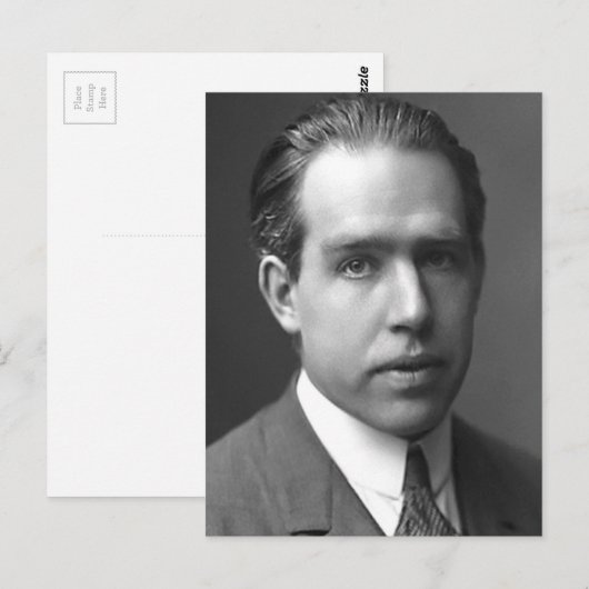 niels bohr postkarte (Vorne/Hinten)