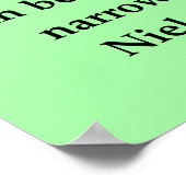 niels bohr quote poster (Ecke)