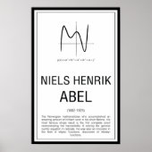 Niels Henrik Abel Poster (Vorne)