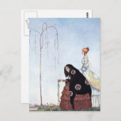 Nielsen in Pulver und Crinoline Postkarte (Vorne/Hinten)