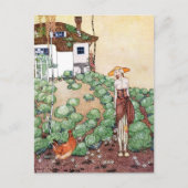 Nielsen in Pulver und Crinoline Postkarte (Vorderseite)