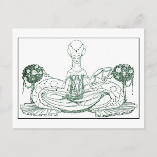 Nielsen in Pulver und Crinoline Postkarte