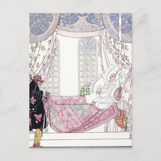 Nielsen in Pulver und Crinoline Postkarte (Vorderseite)