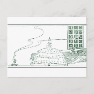 Nielsen in Pulver und Crinoline Postkarte