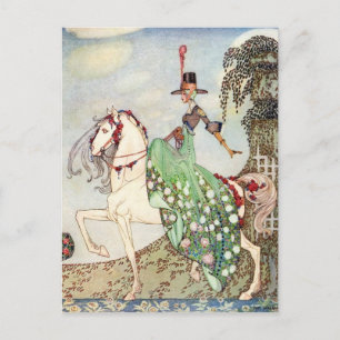 Nielsen in Pulver und Crinoline Postkarte