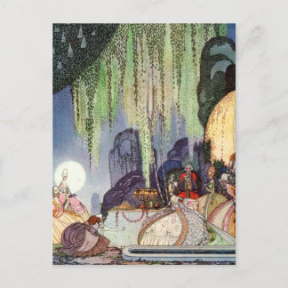 Nielsen in Pulver und Crinoline Postkarte