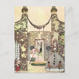 Nielsen in Pulver und Crinoline Postkarte