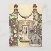 Nielsen in Pulver und Crinoline Postkarte (Vorderseite)