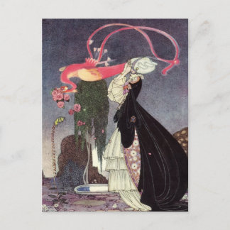 Nielsen in Pulver und Crinoline Postkarte