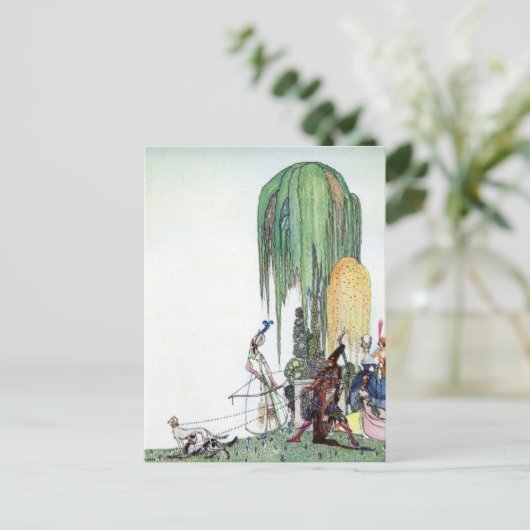 Nielsen in Pulver und Crinoline Postkarte (Stehend Vorderseite)