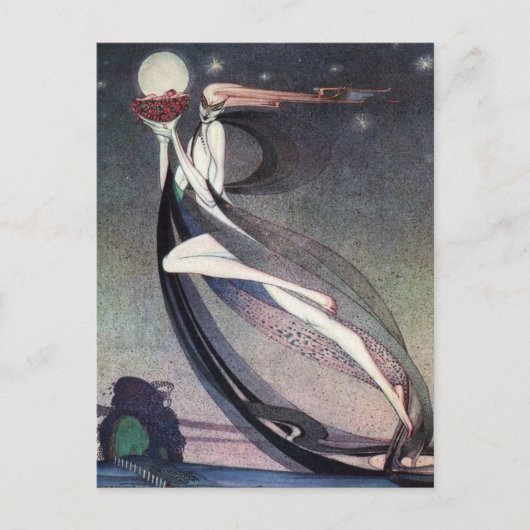 Nielsens im Pulver und in der Krinoline Postkarte (Vorderseite)