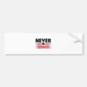 Niemals 51. kanadischer Amerikaner Trump Politisch Autoaufkleber