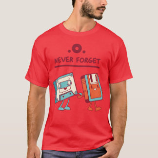 Niemals 90er vergessen 90er Niemals vergessen Gesc T-Shirt