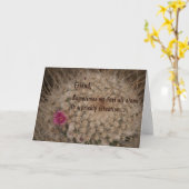 Niemals allein: Ermutigung in harten Zeiten Karte (Gelbe Blume)