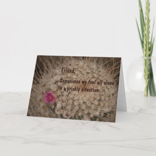 Niemals allein: Ermutigung in harten Zeiten Karte (Vorderseite)