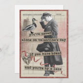 Niemals allein feiertagskarte (Vorne/Hinten)