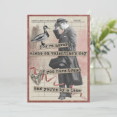 Niemals allein feiertagskarte (Stehend Vorderseite)