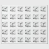 Niemals allein geschenkpapier (Flach)
