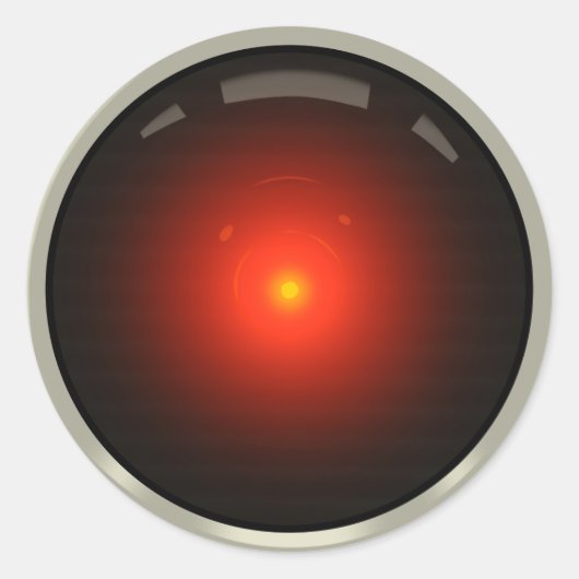 Niemals allein (rot) runder aufkleber (Vorderseite)