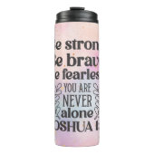 Niemals allein thermosbecher (Vorderseite)