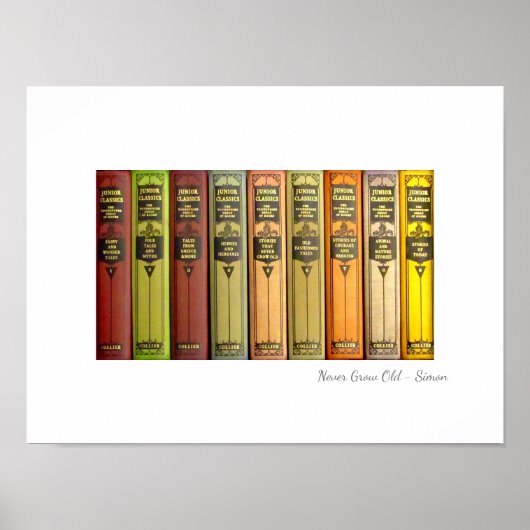 Niemals alt werden - Plakat (Vorne)