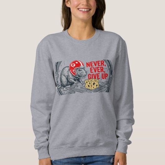 Niemals aufgeben 2 sweatshirt (Vorderseite)