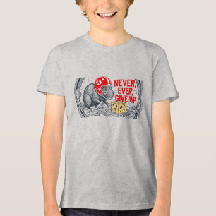 Niemals aufgeben 2 Tri-Blend shirt