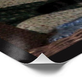 Niemals aufgeben - Cat Chasing Mouse Poster (Ecke)