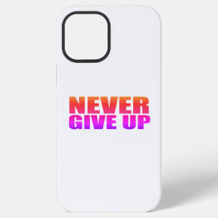 Niemals aufgeben iPhone 12 pro max hülle
