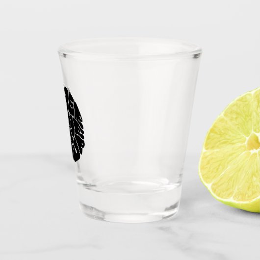 niemals aufgeben schnapsglas (Rechts)