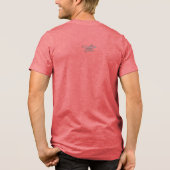 Niemals Aufgeben Tri-Blend Shirt (Rückseite)