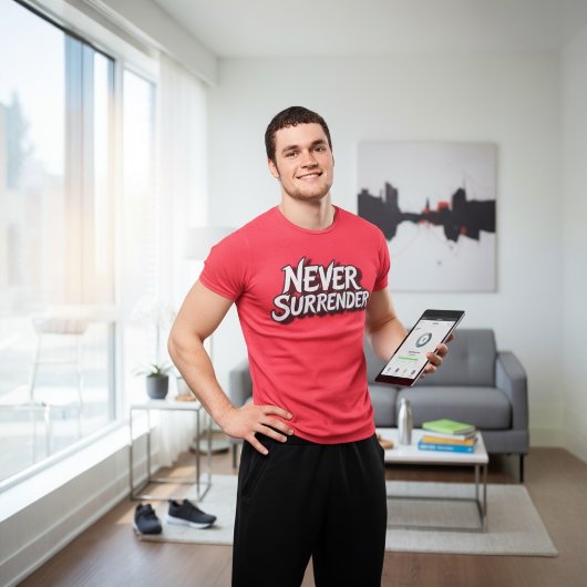 Niemals Aufgeben Tri-Blend Shirt