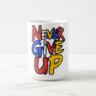 Niemals Aufgeben Unaufhaltsamer Geist Kaffeetasse