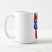 Niemals Aufgeben Unaufhaltsamer Geist Kaffeetasse (Links)