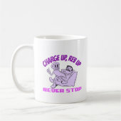 Niemals aufhören kaffeetasse (Links)