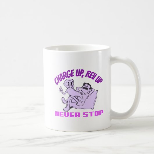 Niemals aufhören kaffeetasse (Rechts)