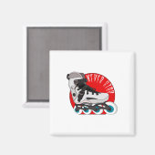 Niemals aufhören magnet (Vorderseite/Rückseite)