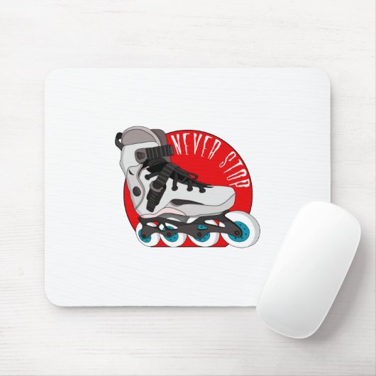 Niemals aufhören mousepad (Mit Mouse)