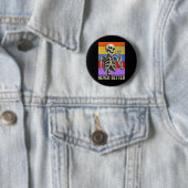 Niemals besser Skeleton Retro Funny Halloween Men Button (Beispiel)