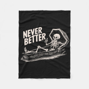 Niemals besser Skeleton Teemaschine für Männer Fra Fleecedecke