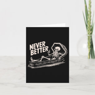 Niemals besser Skeleton Teemaschine für Männer Fra Karte