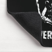 Niemals besser Skeleton trinken Kaffeehaus Pa Mousepad (Ecke)