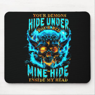 Niemals Besser Skelett Unordentlicher Dutt Trinkt Mousepad