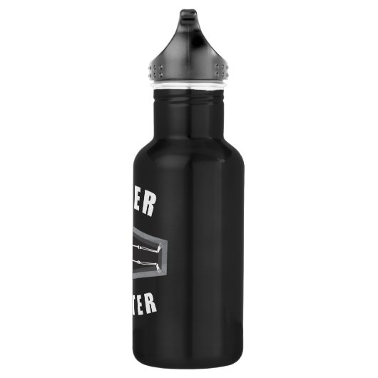 Niemals besser Tote im Skeletton Halloween Edelstahlflasche (Rechts)