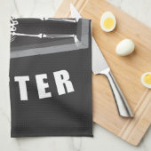 Niemals besser Tote im Skeletton Halloween Geschirrtuch (Viertel Falte)