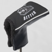 Niemals besser Tote im Skeletton Halloween Golf Headcover (3/4 Vorderseite)