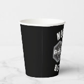 Niemals besser Tote im Skeletton Halloween Pappbecher (Rechts)