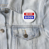 Niemals Biden Button (Beispiel)